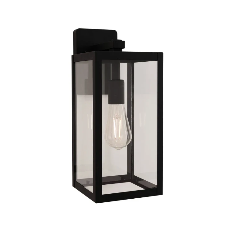 Textured Black Outdoor Lantern from the Harris Collection