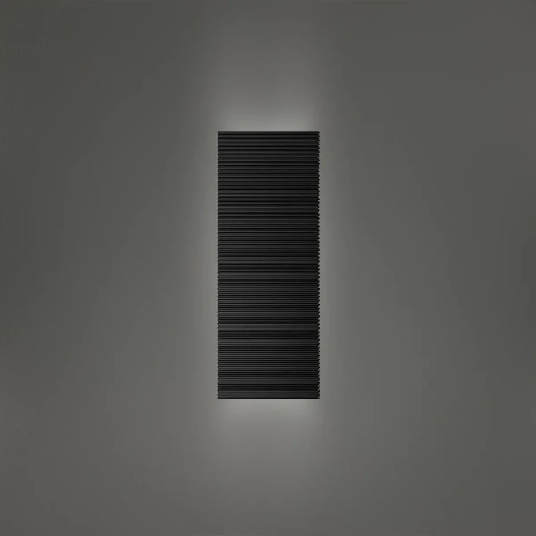 Black LED Outdoor Wall Sconce from the Pillar Collection