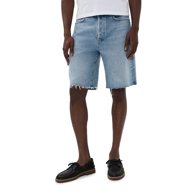 Agolde Anson Frayed Shorts