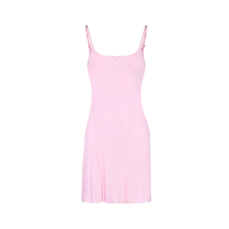 Courrèges Dresses Pink Silk - Women