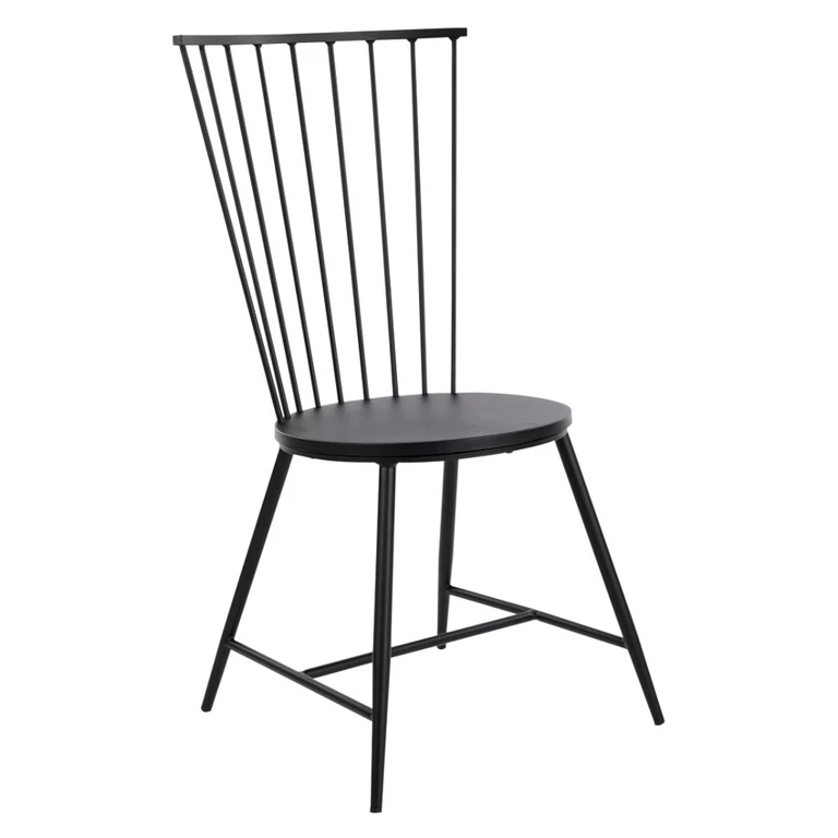 Bryce Black Metal Dining Chair
