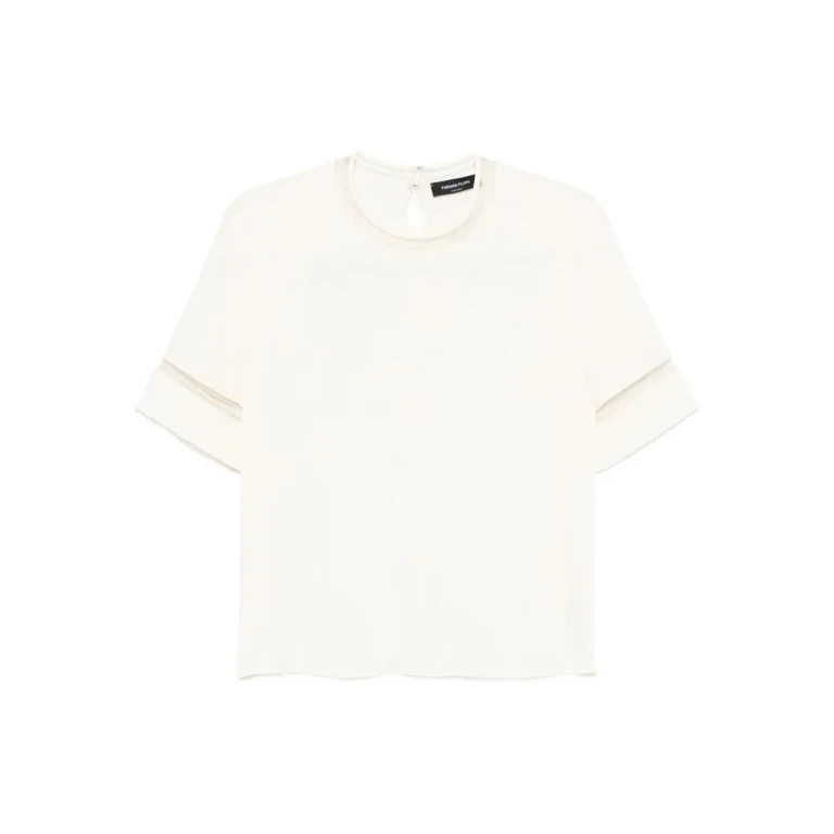 Fabiana Filippi blouse met mouwdetails