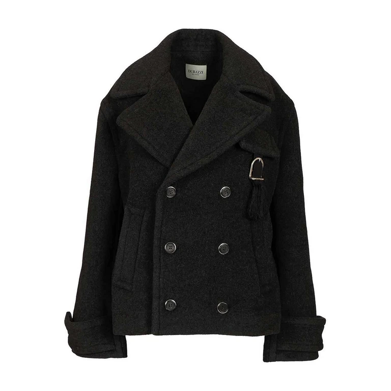 Durazzi Milano Manteau Au Genou - Gris