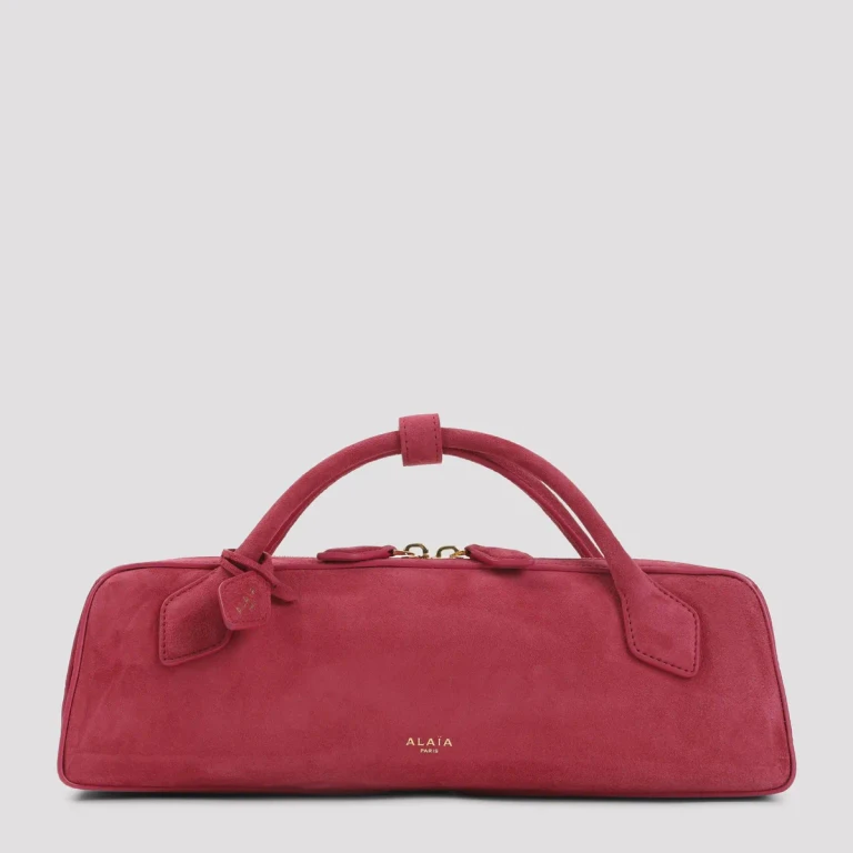 ALAÏA - Alaïa Teckel Suede Clutch