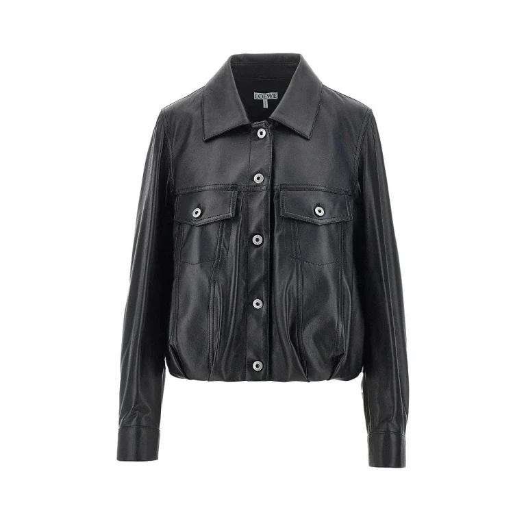 LOEWE 纳帕皮 Balloon Fit 女士夹克 38码