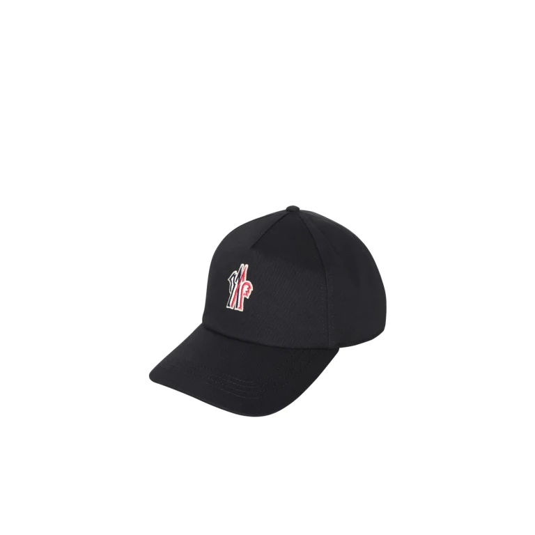 Moncler Grenoble 徽标贴饰棒球帽