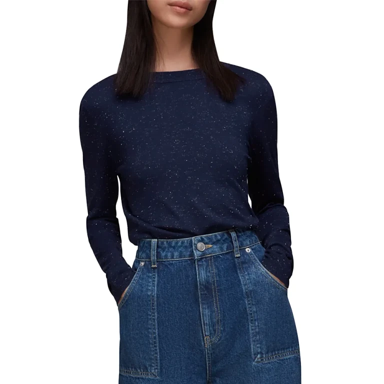 Whistles Annie Sparkle Knit Sweater