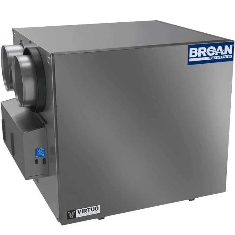 Broan B210E75R AI Series 210 CFM Energy Recovery Ventilator - Side Ports