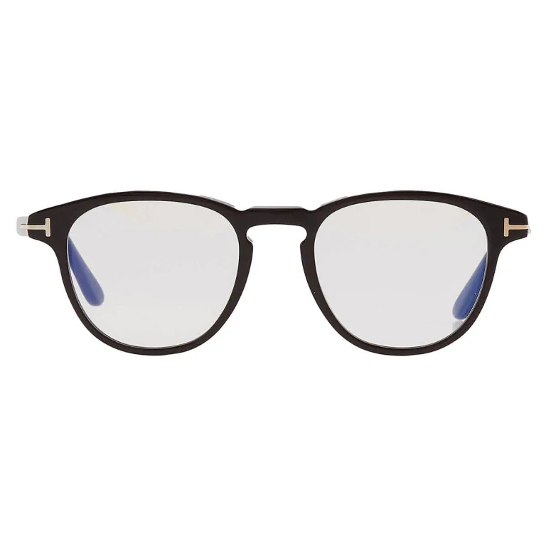 Tom Ford Blue Light Block Oval Unisex Eyeglasses FT5899-B 001 48
