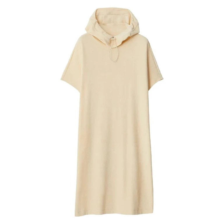 Burberry Womens Towelling Hooded Cotton Dress