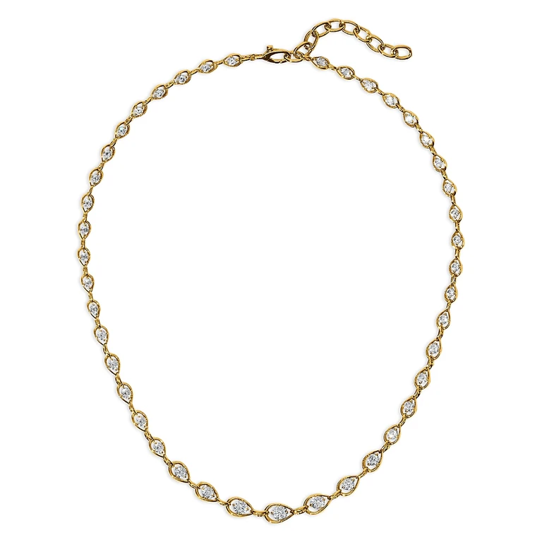 Nadri It Girl Cubic Zirconia Chain Collar Necklace, 16-18