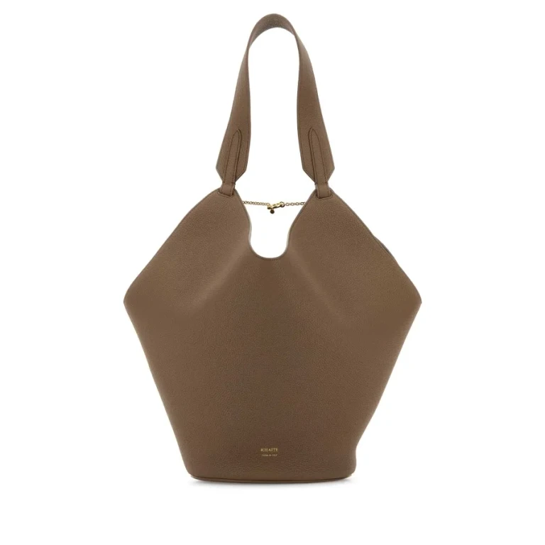 Lotus Suede Leather Bag (H2043726950)