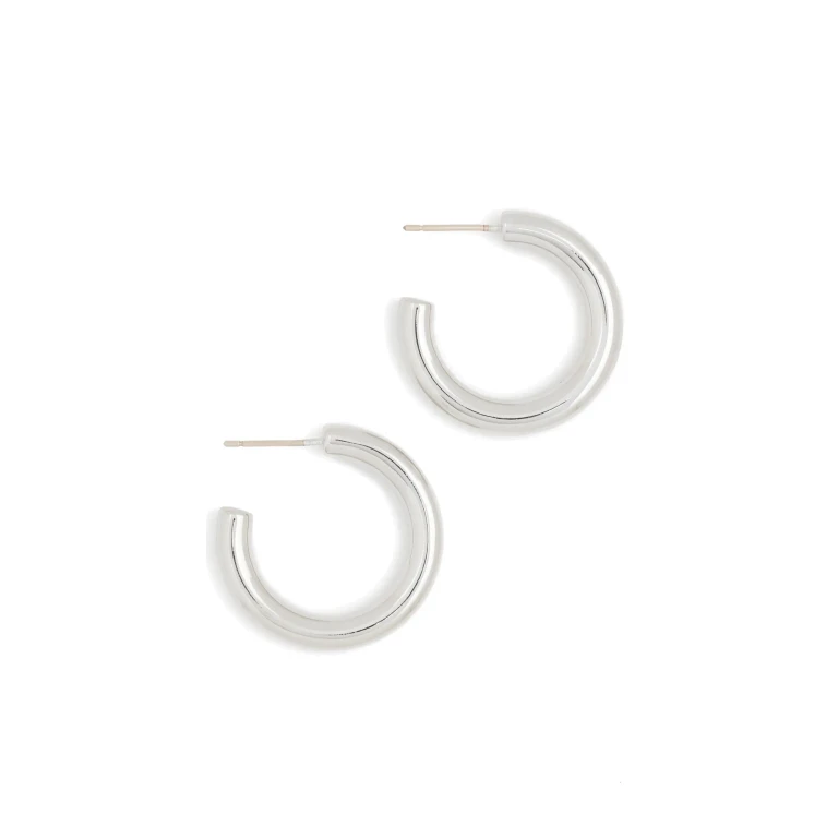 Jennifer Fisher Lilly Huggies Silver One Size