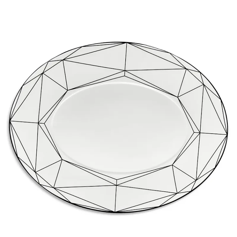 Prouna Gem Cut Onyx Oval Platter
