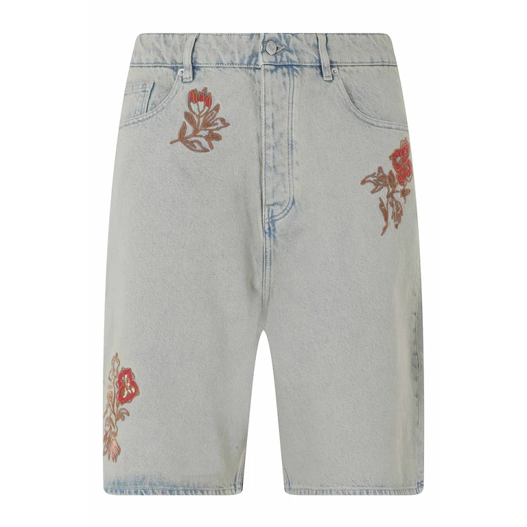 DrôLe De Monsieur Short Jeans Blue Cotone - Men