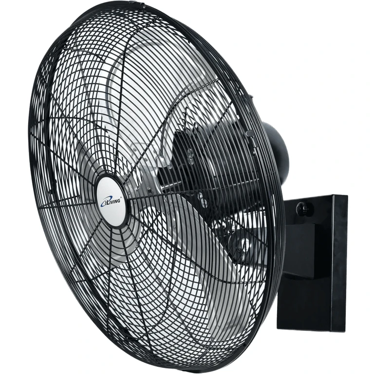 iLiving High Velocity 3 Speed Oscillating Wall Mount Outdoor Fan - 18-In.