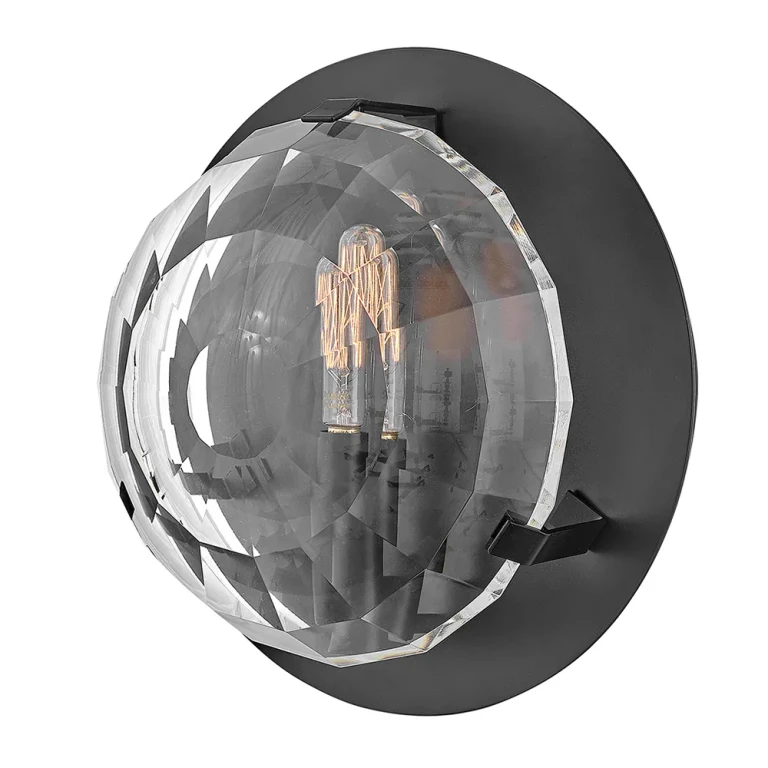 Black LED Wall Sconce from the Nala Collection