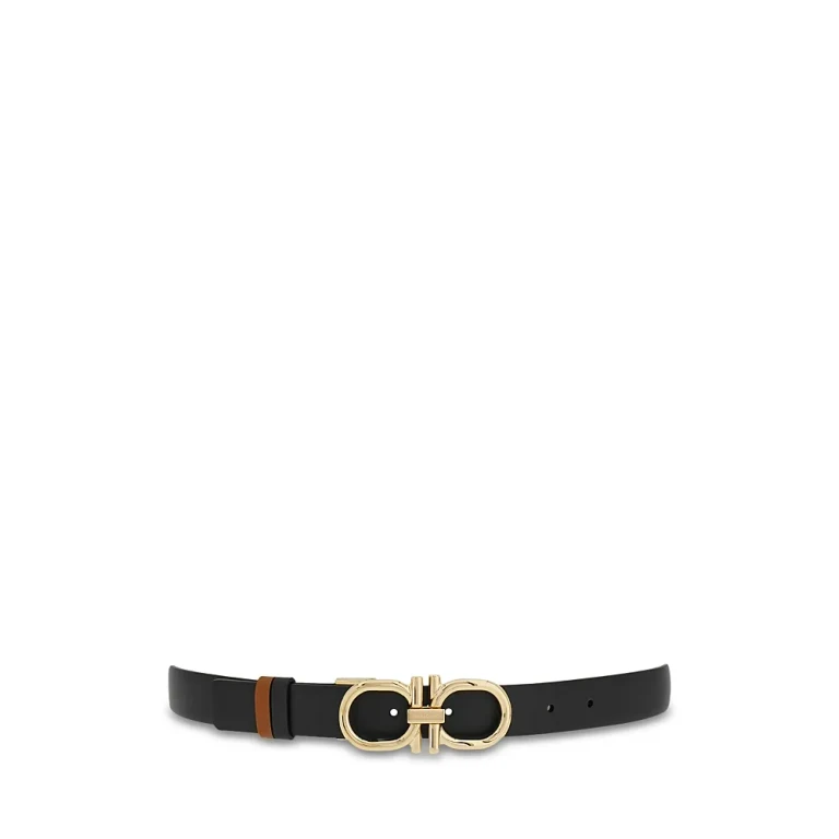 Ferragamo Women's Donna Gancini Reversible Leather Belt
