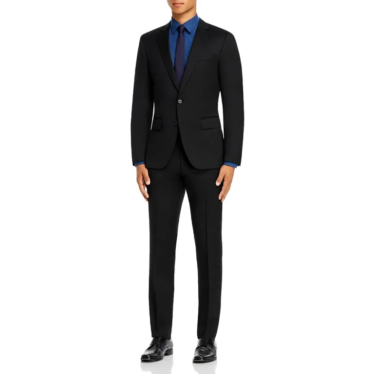 Boss Huge/Genius Wool Twill Slim Fit Suit