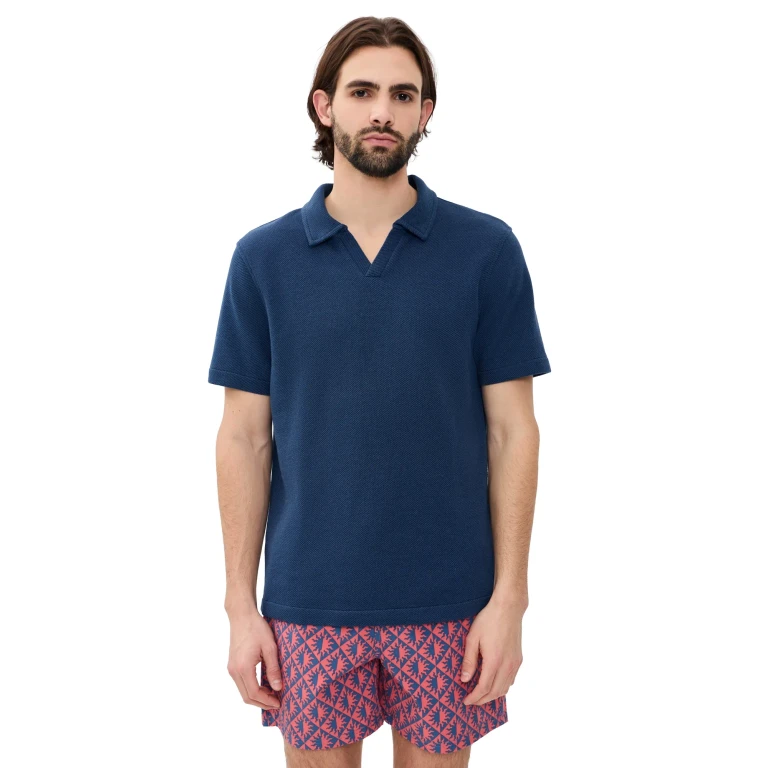 Fair Harbor Tailwind Polo Navy M