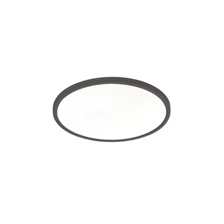 Edge Round LED Flush Mount in Black