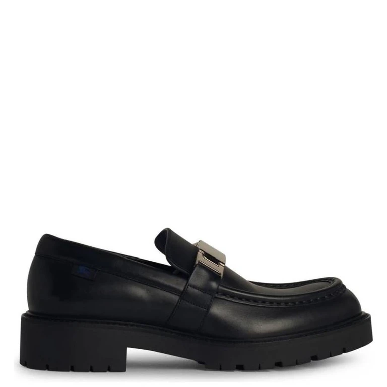 Burberry Raft Chunky Leather Loafers