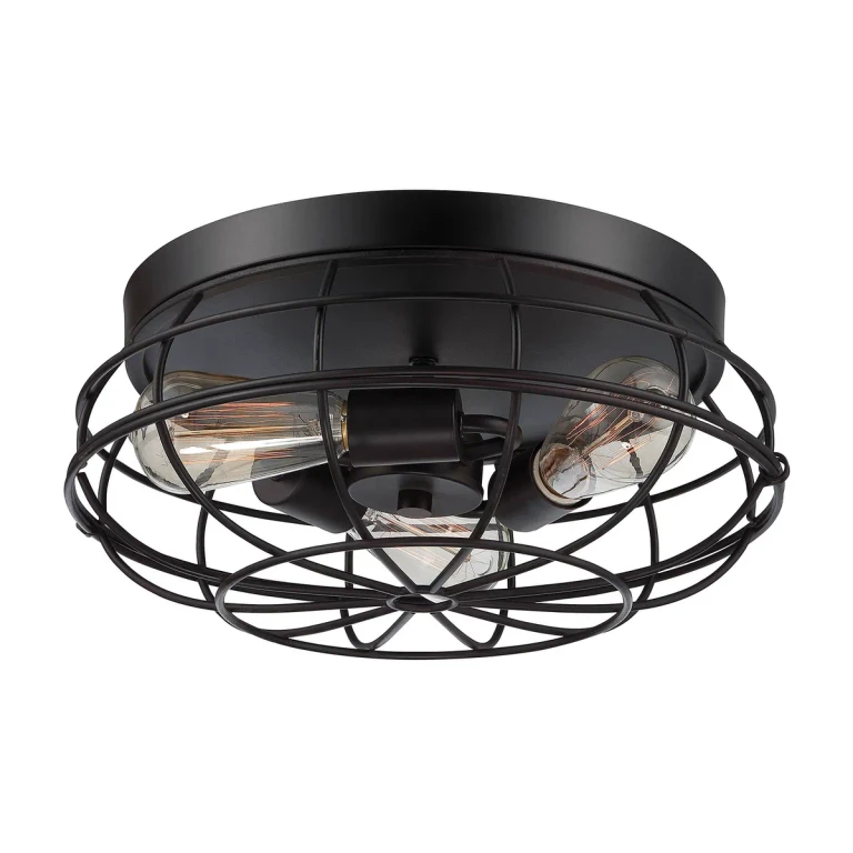 Savoy House Scout 3-Light Ceiling Light in English Bronze - 6-8074-15-13