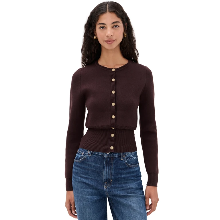NIA Sophia Cardigan Espresso M