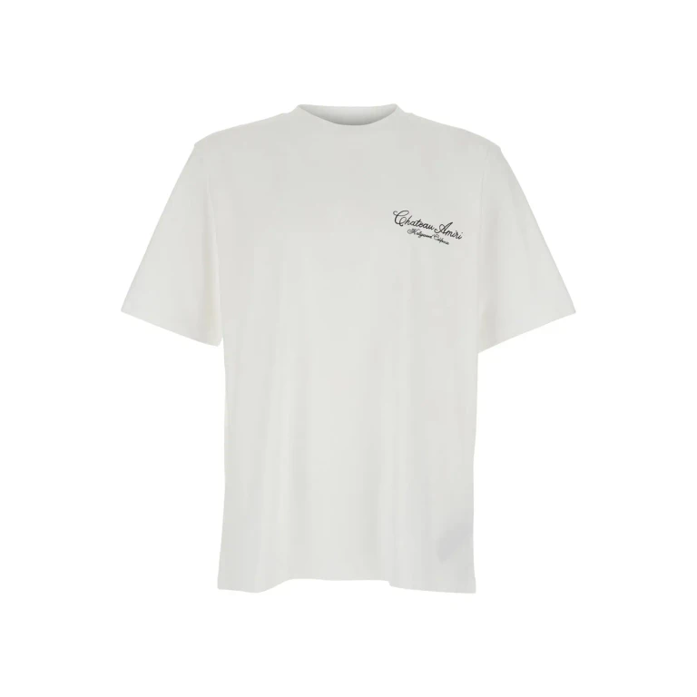 Amiri Chateau Script Oversized Tee