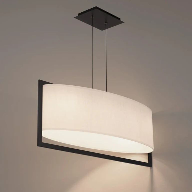 Black LED Pendant from the Park Avenue Collection
