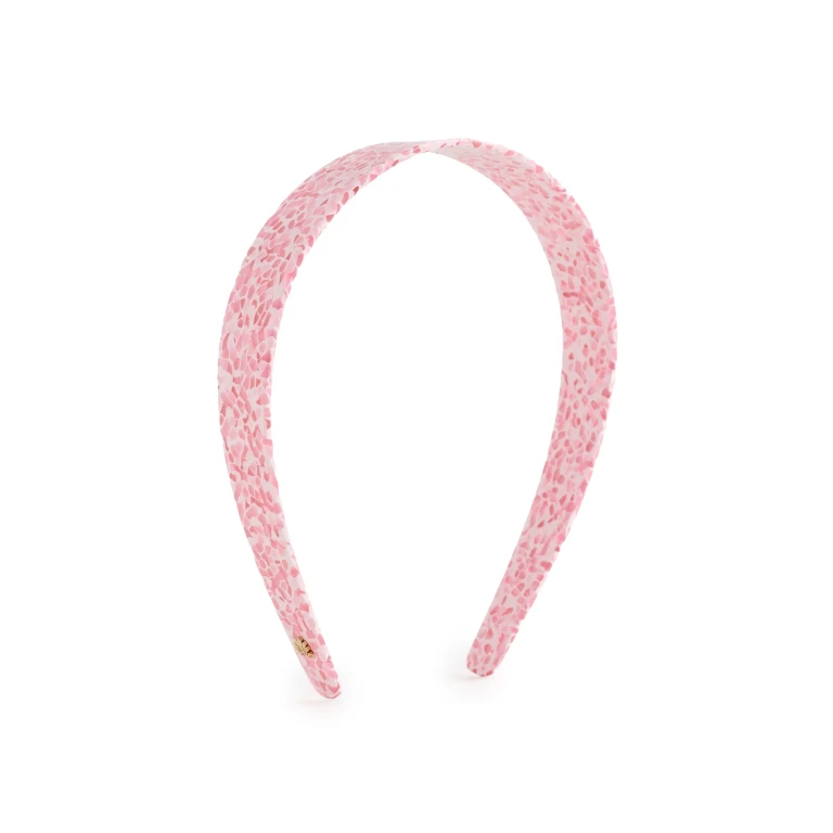 Lele Sadoughi Emma Acetate Headband Terrazzo Blush One Size