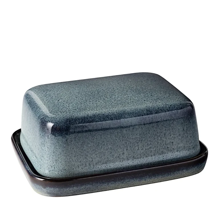 Villeroy & Boch Lave Gris Covered Butterdish