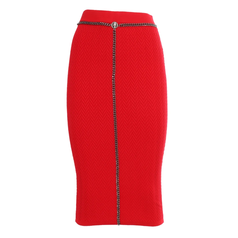 Elisabetta Franchi Chained Midi Skirt