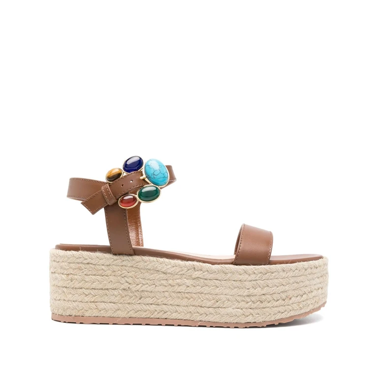 Gianvito Rossi Sandals Leather Brown Calf - Women