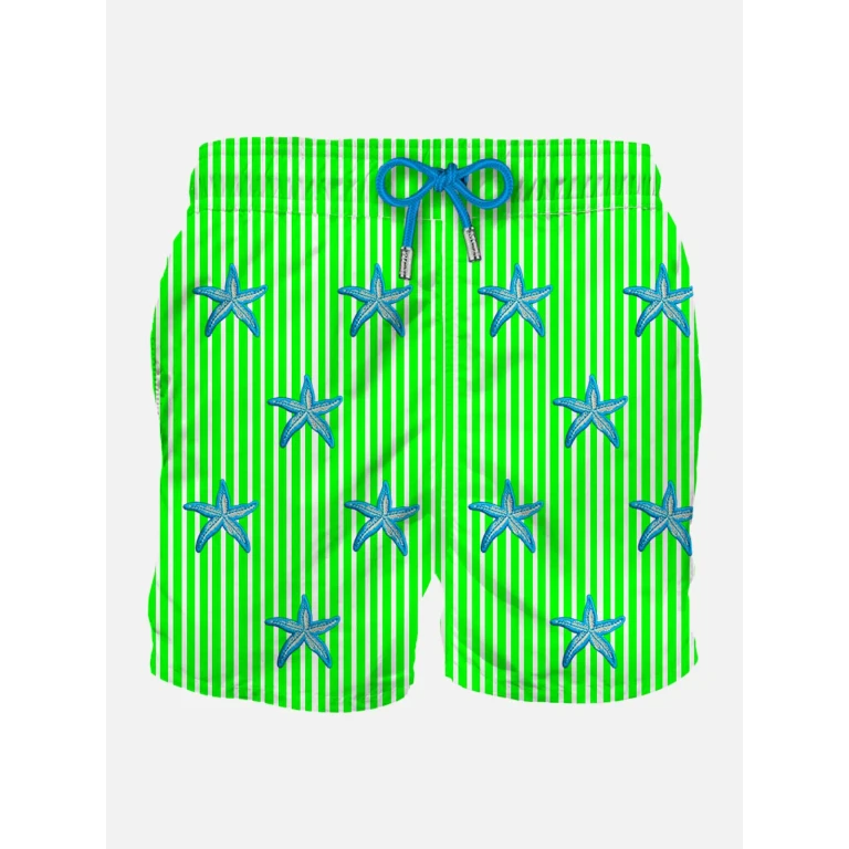 MC2 Saint Barth Gustavia Starfish Embroidered Swim Shorts