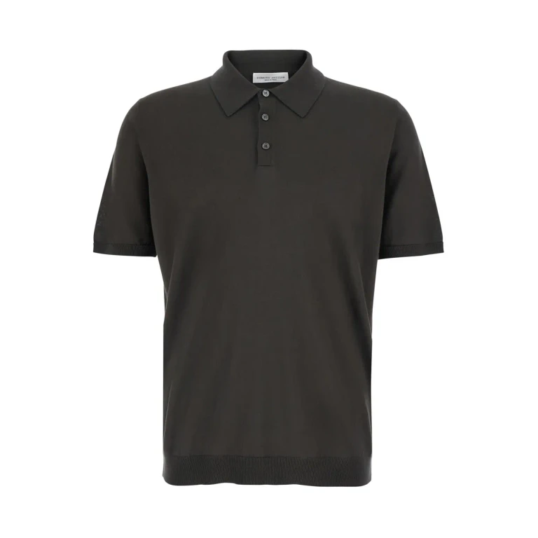 Roberto Collina Cotton - Brown T-shirt With Round Neck And Short Sleeves For Men
