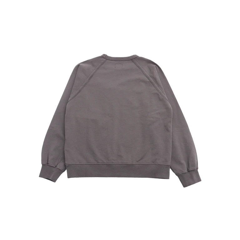 Cp Company Kids CREWNECK SWEATER Grey Cotton