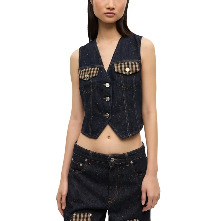 Ganni Neppy Denim Vest