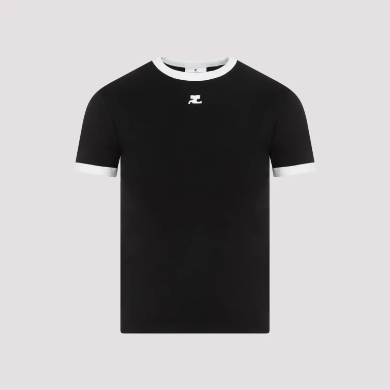 COURREGES - Courreges Bumpy Contrast T-Shirt Reedition