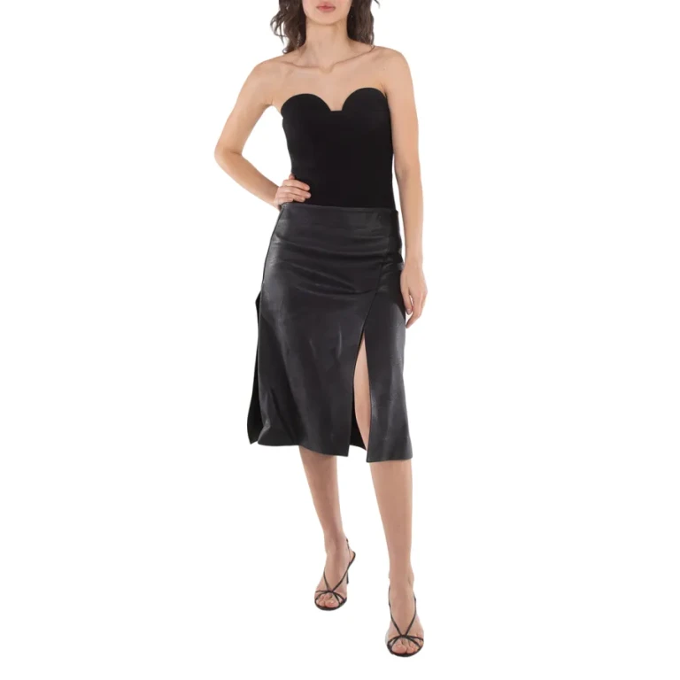 Stella Mccartney Alter Mat Split Front A-Line Skirt