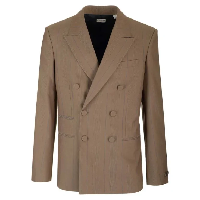 Burberry Lee Double-Breasted Wool Blazer
