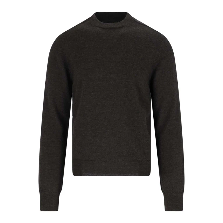 Maison Margiela Pull Col Bateau - Marron