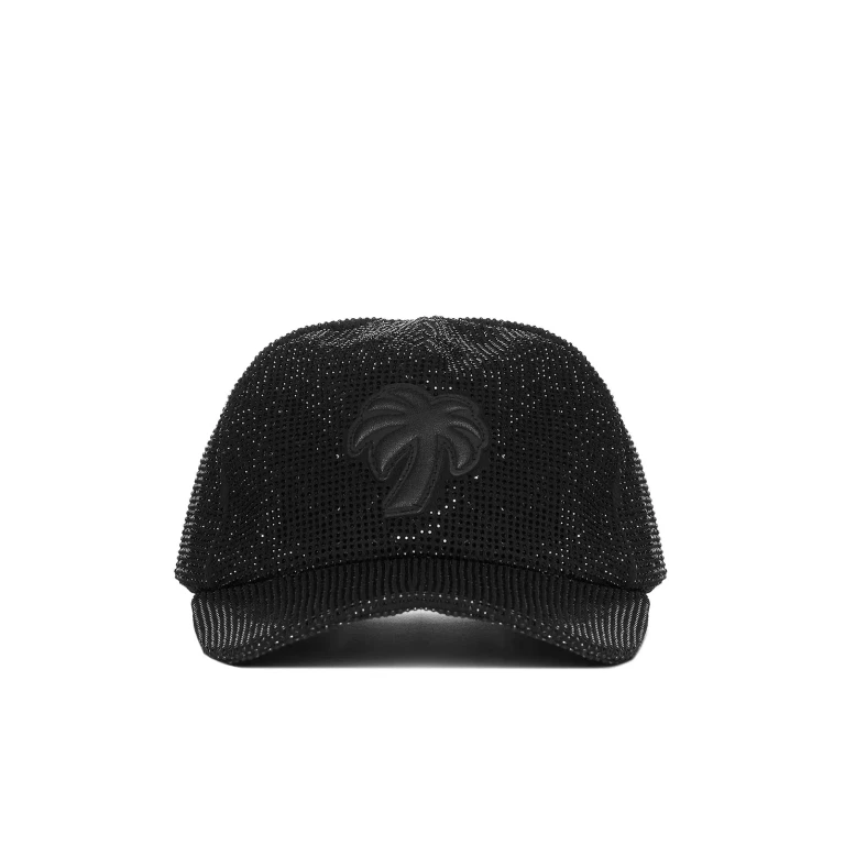 Palm Angels Rhinestone Baseball Cap