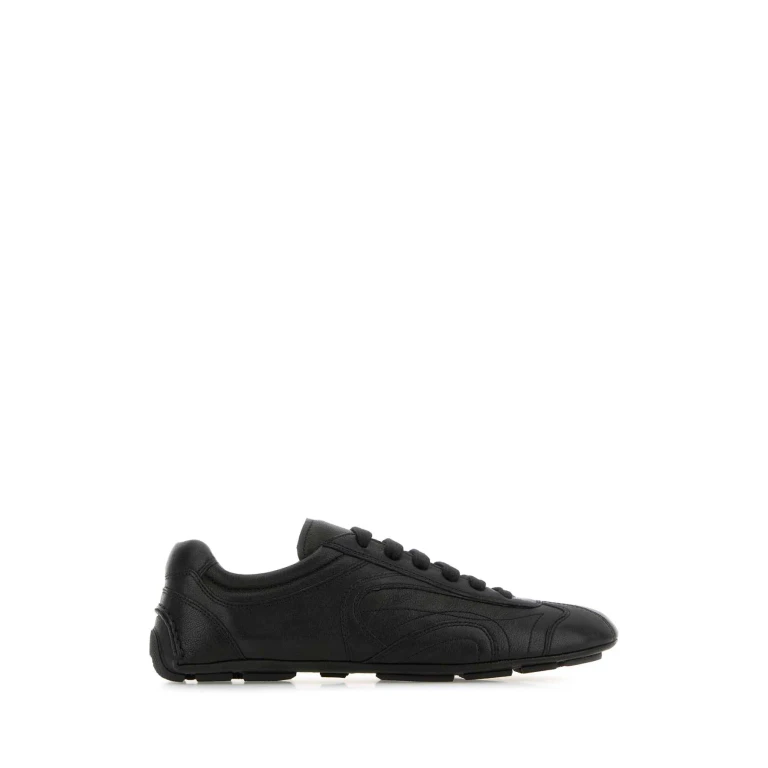 Prada Black Nappa Leather Montecarlo Re-edition 2005 Sneakers
