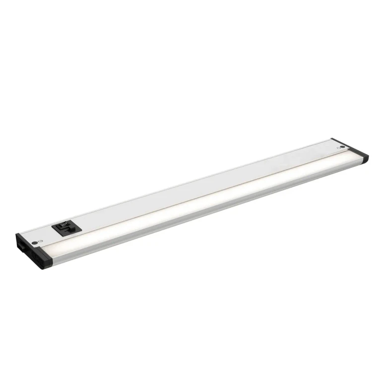 Satin Nickel LED Under Cabinet from the CounterMax 5K Collection