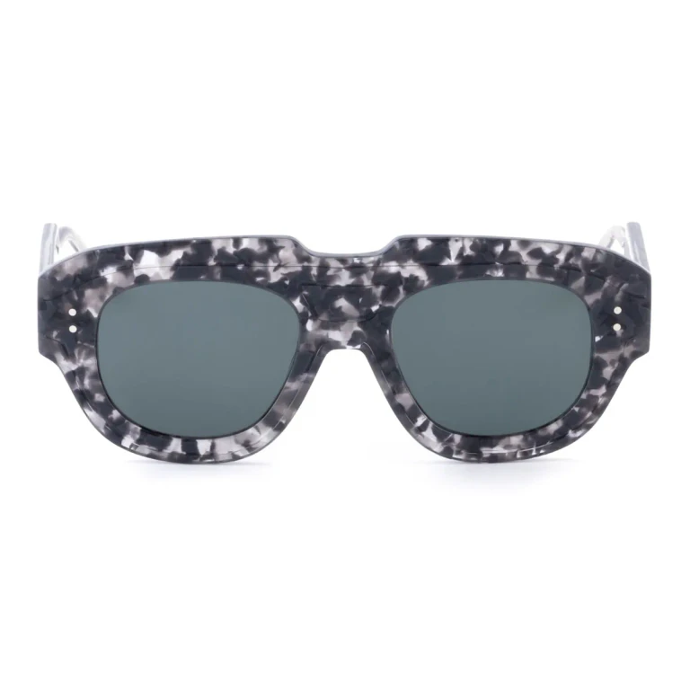 Thom Browne Rectangular / Dark Brown Sunglasses