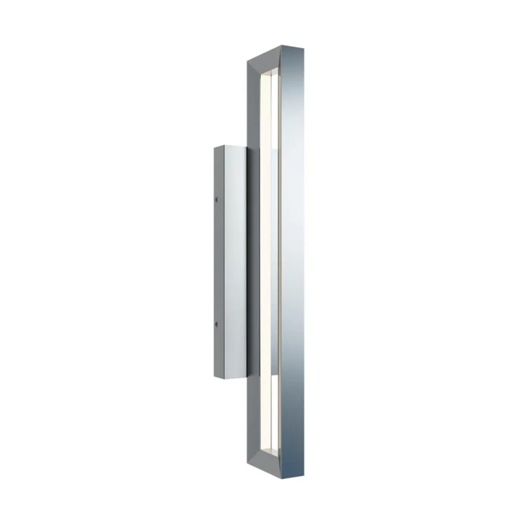 Painted Nickel LED Outdoor Wall Sconce from the Liam Collection