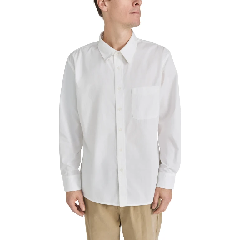 Nili Lotan Finn Shirt Ivory M
