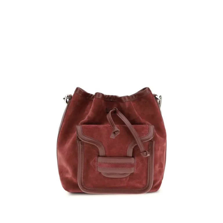 Pierre Hardy Alpha Bucket Bag (PIADV04BURGUNDYBB)