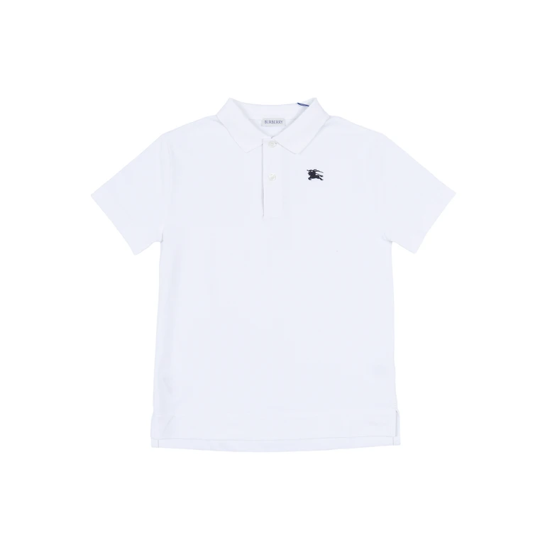 Burberry KID BOY POLO SHIRTS White Cotton